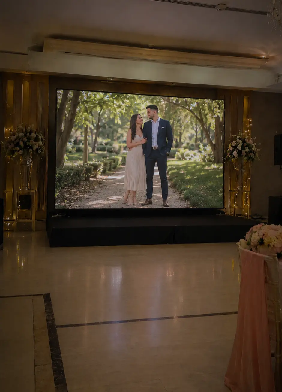 Premium 1.86mm pixel pitch LED video wall for events throughout South Florida