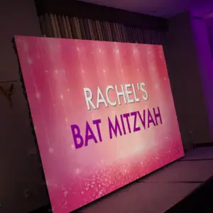 High-resolution LED video wall rental for a luxury event in Miami, Florida
