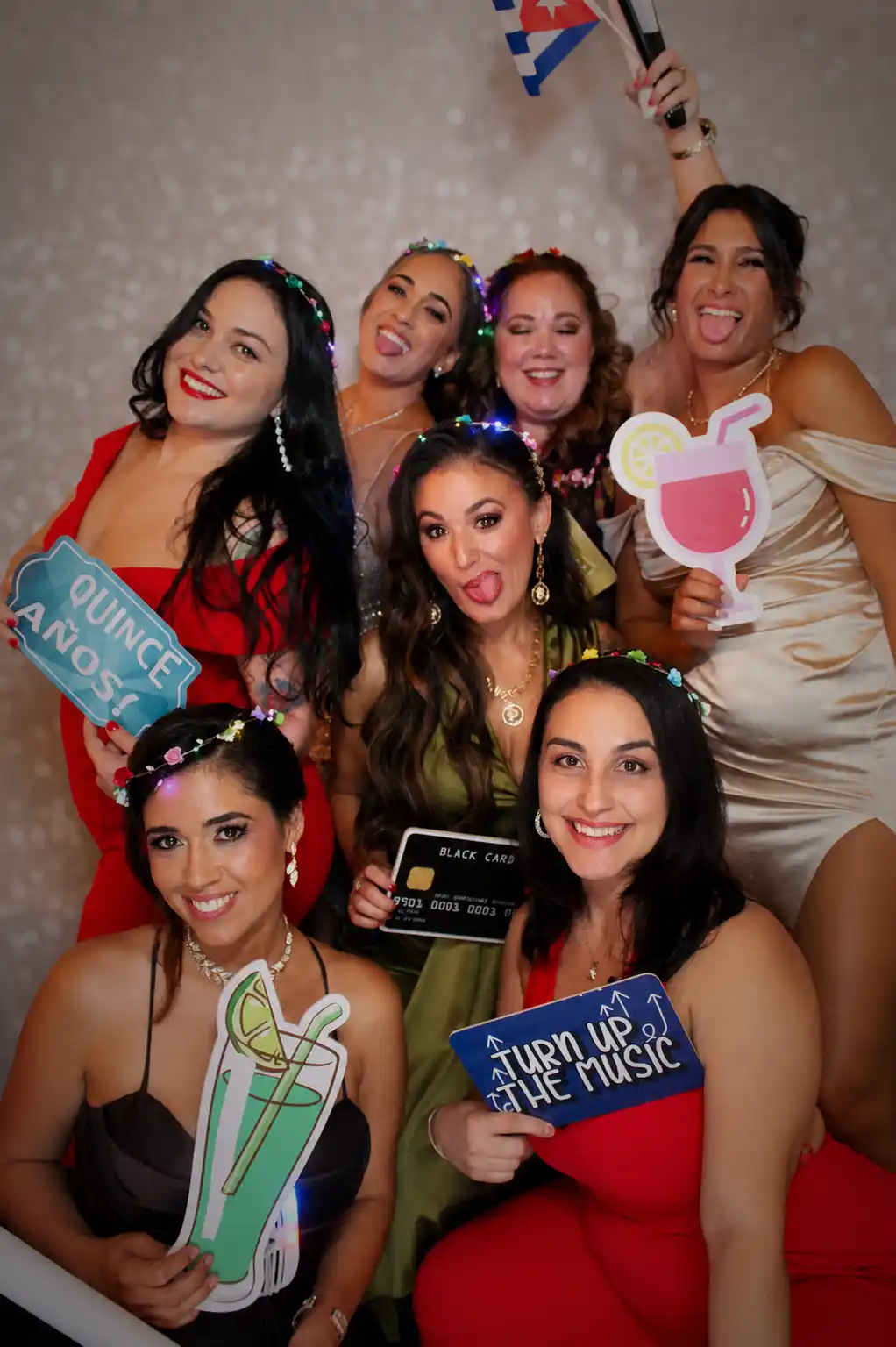 Magic Mirror Photo Booth with DSLR camera and touchscreen mirror for events in Broward County.