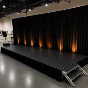 Professional portable stage rental for weddings and corporate events in Palm Beach County
