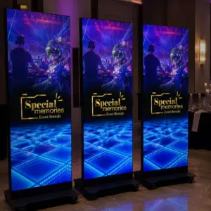 LED digital signage displays in Palm Beach showing custom entertainment graphics