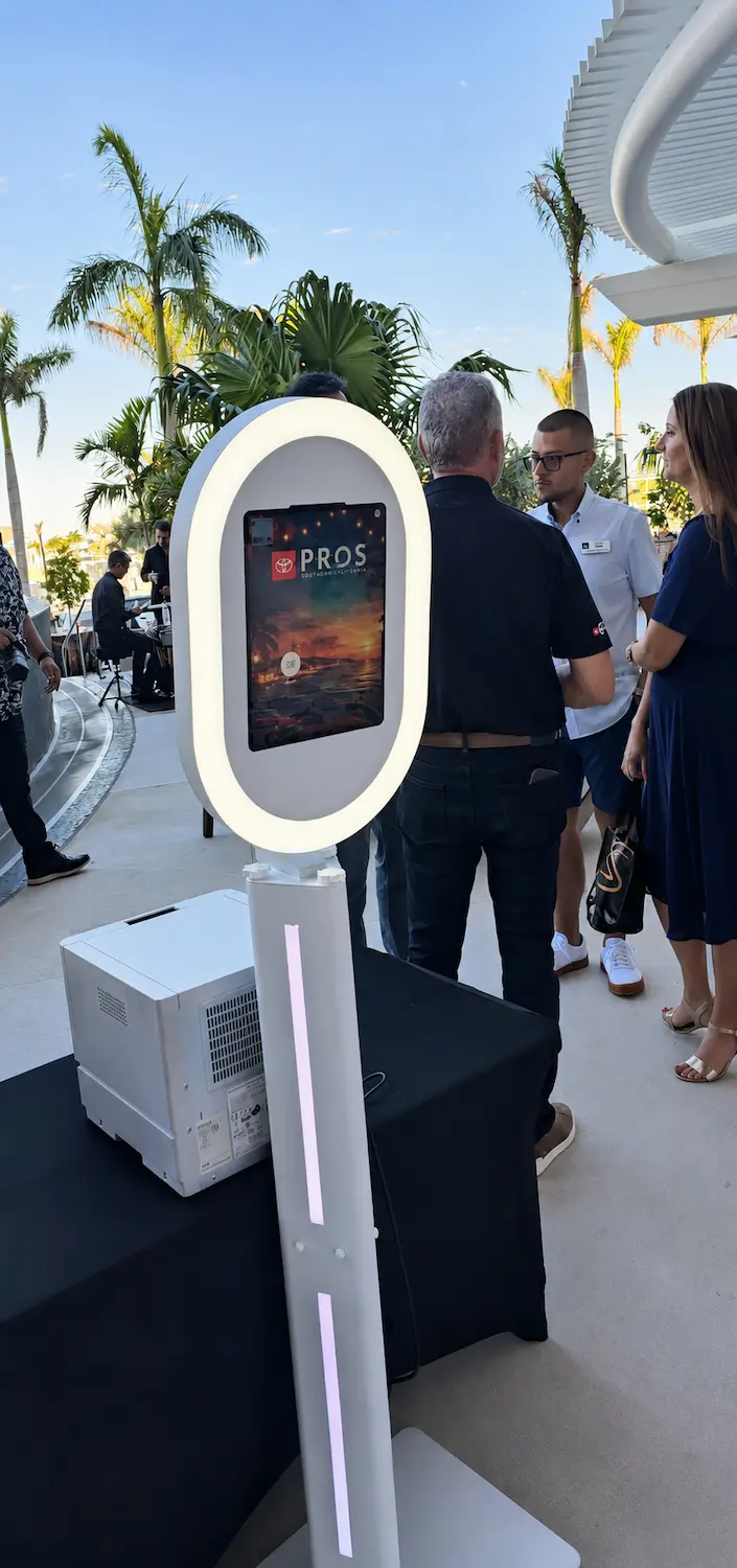 iPad Photo Booth at the Toyota Pros event at Omni Fort Lauderdale Hotel