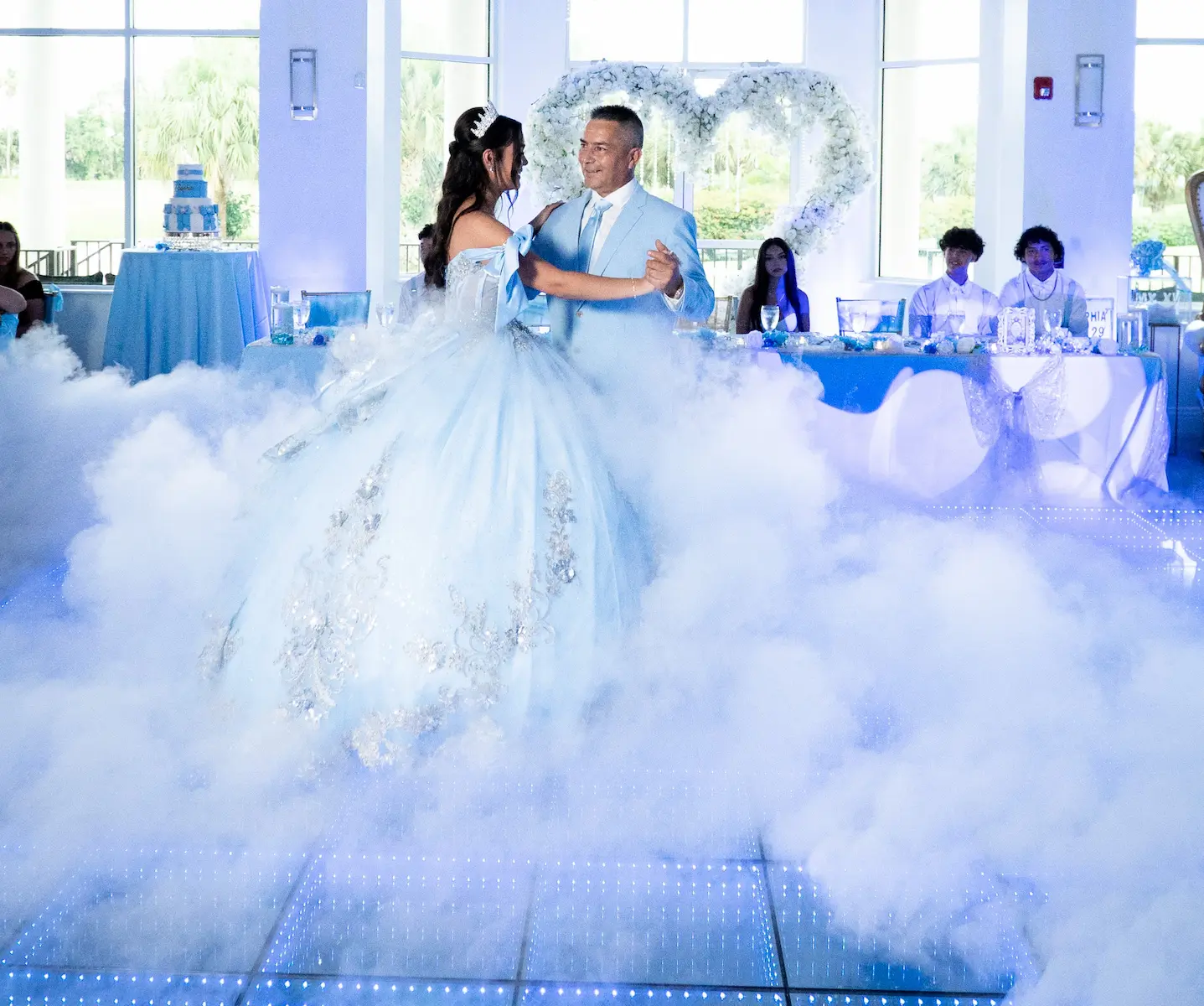 Cinderella-inspired quinceañera in Royal Palm Beach with Dancing on the Clouds
