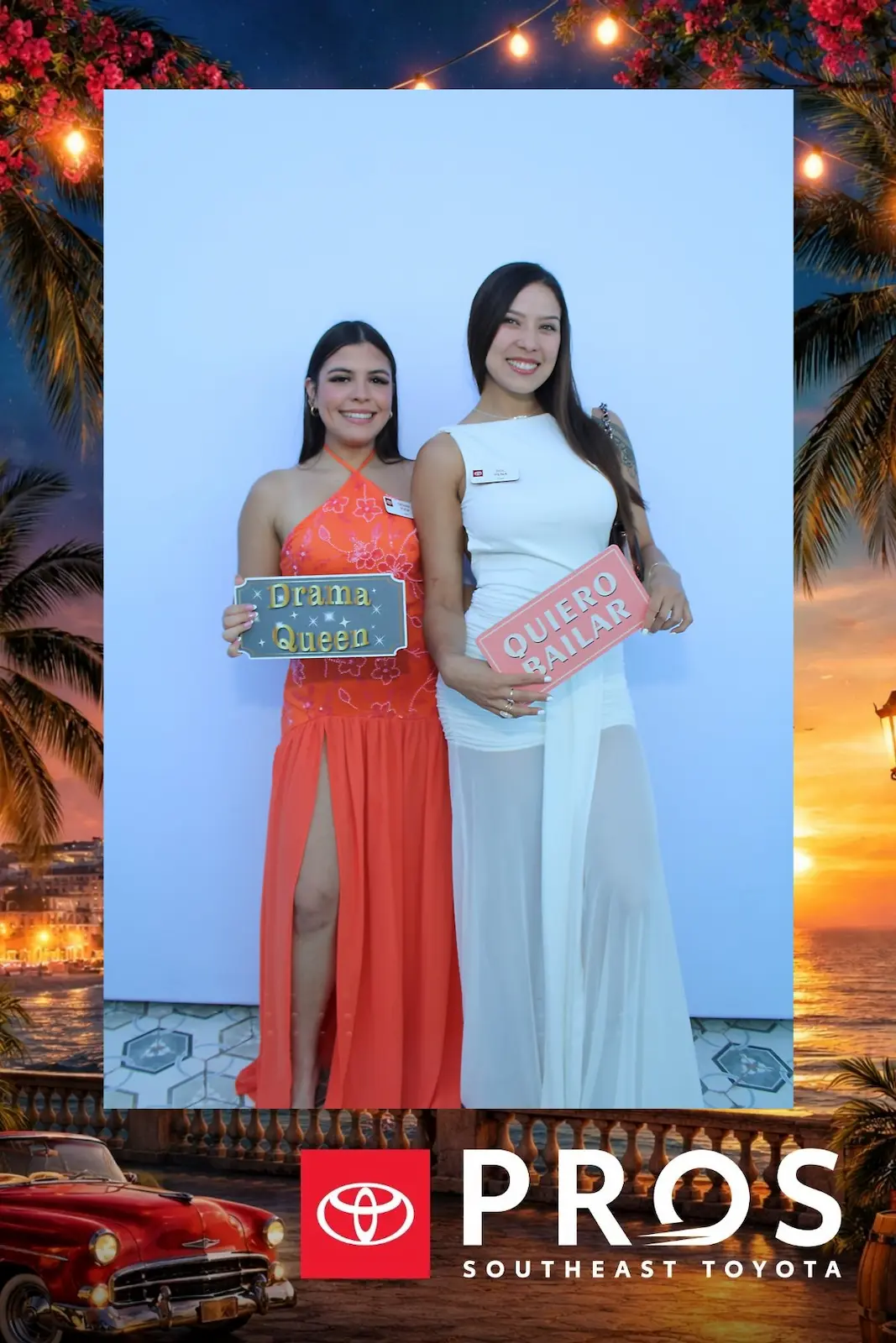 Custom Magic Mirror photo print design from the Toyota event at Omni Fort Lauderdale Hotel