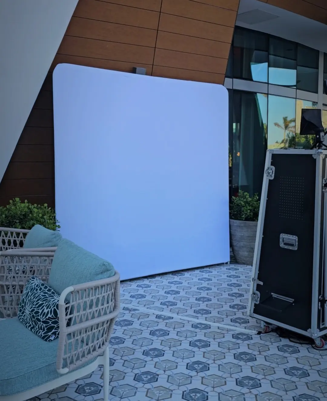 Magic Mirror Photo Booth setup for the Toyota corporate event in Fort Lauderdale