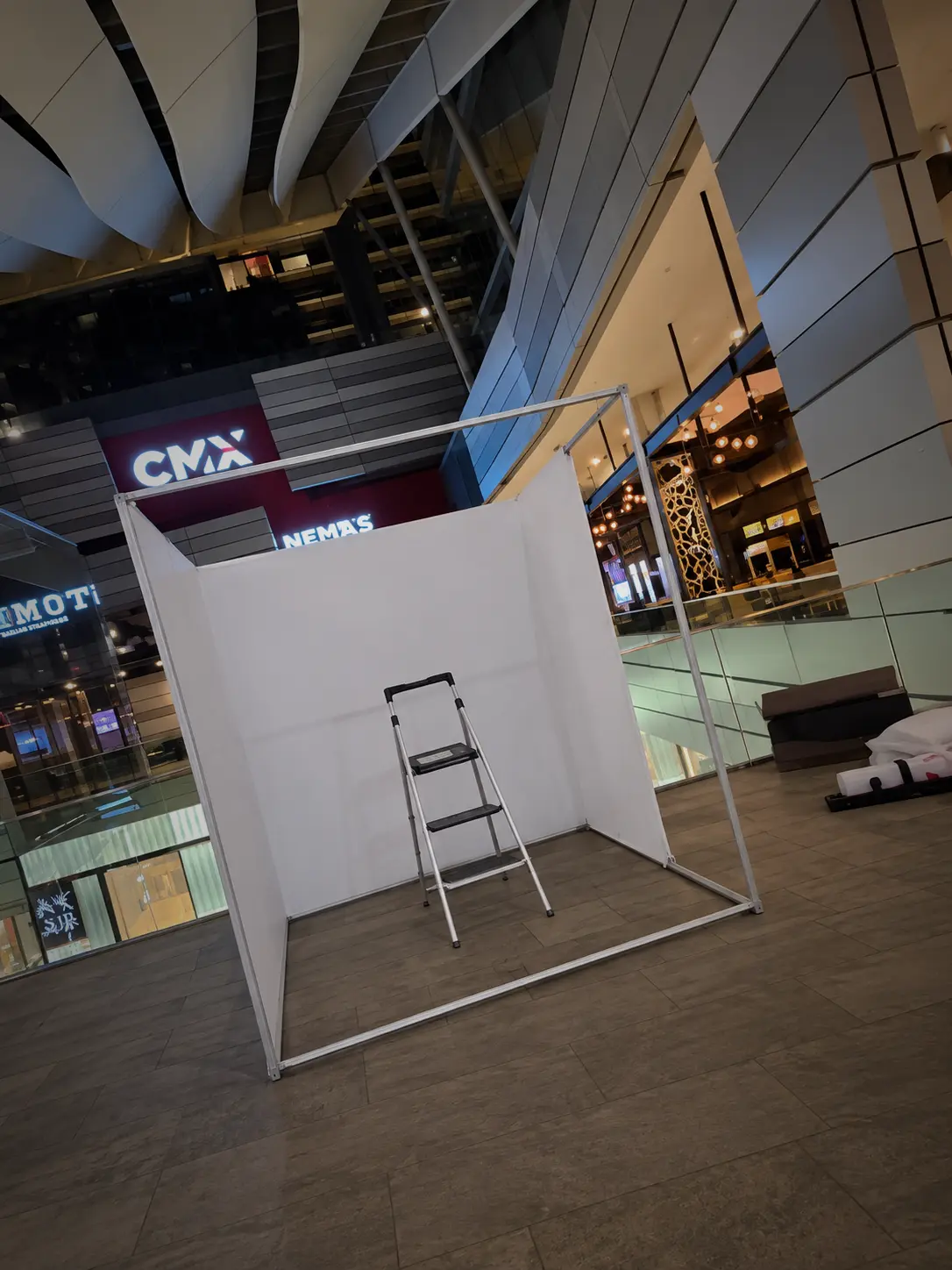 Setup of a full-size Magazine Cover Booth inside Brickell City Centre for a two-day Miami corporate activation